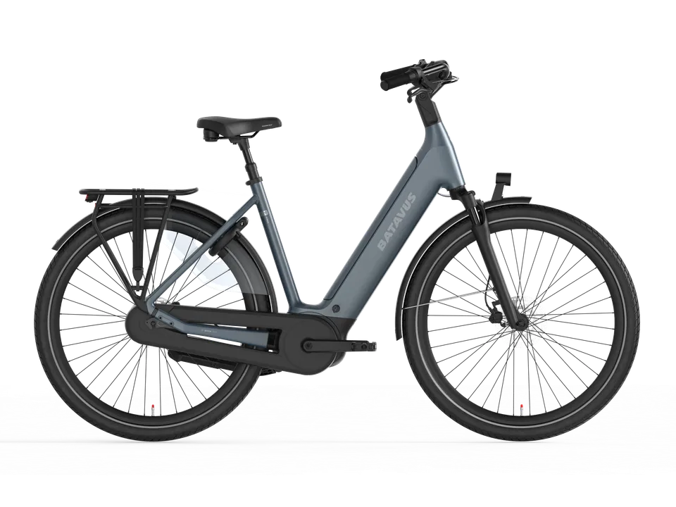 Batavus Finez PT Plus bici elettrica blu telaio basso