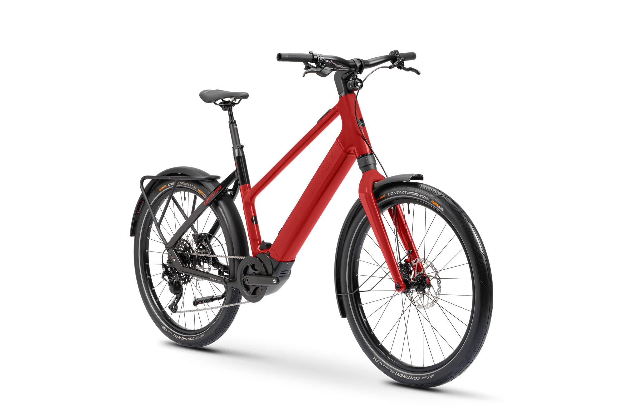 Winora iRide Pure X10 ebike city rossa M 400Wh
