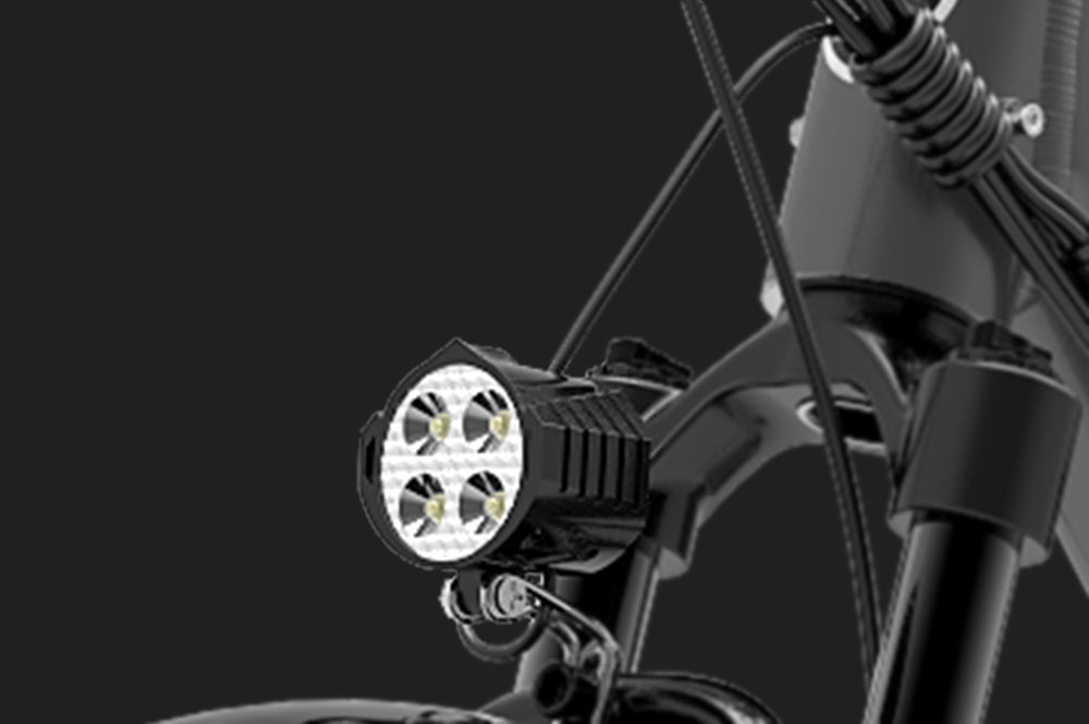 Lankeleisi Faro LED Bici Elettrica Anteriore Telaio