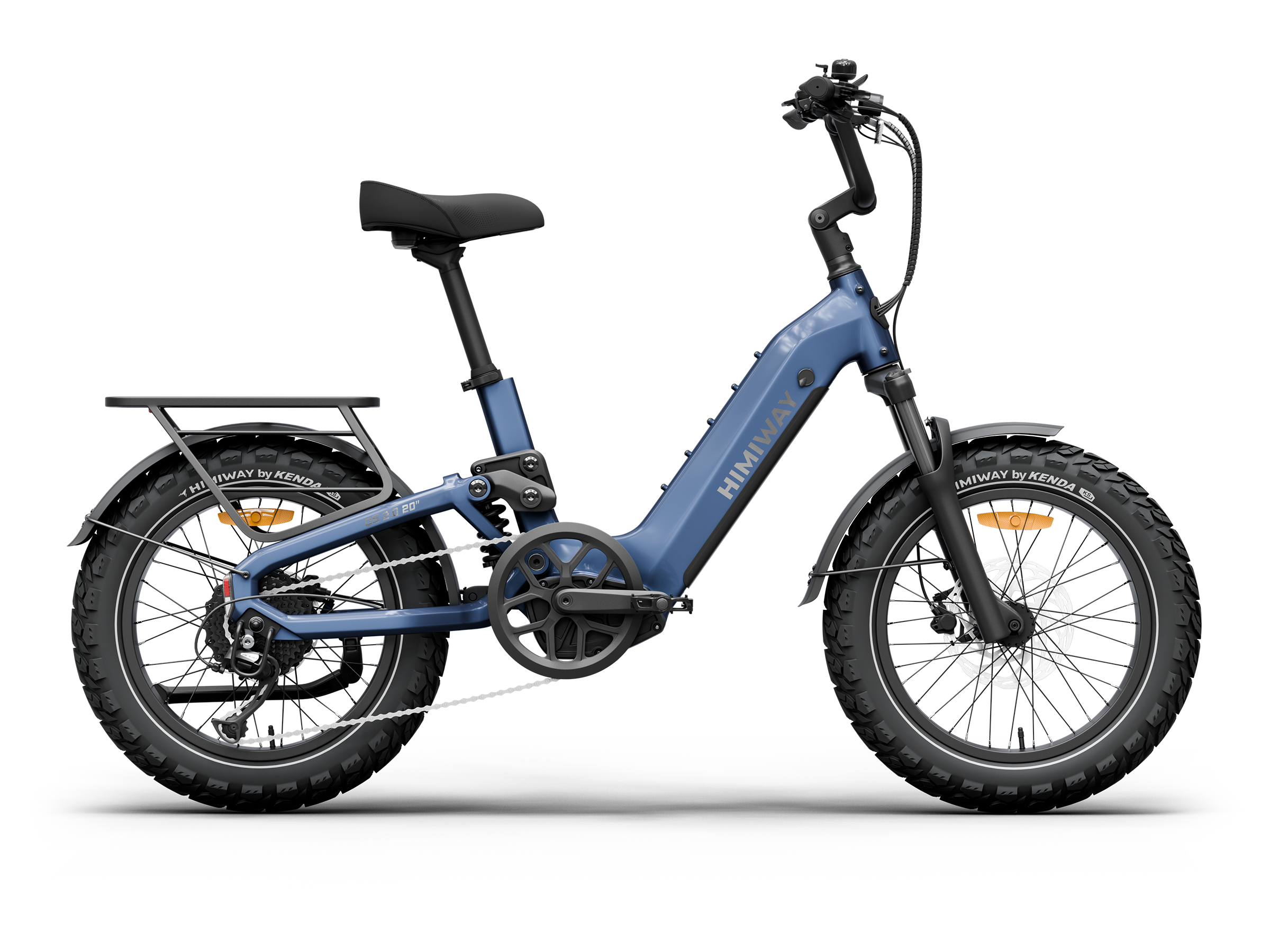 Himiway D5 2.0 Step-thru fat bike elettrica 26" Midnight Blue 750W