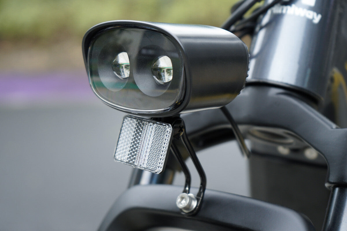 Himiway Safety Headlight Fanale Bici LED Connettore Femmina
