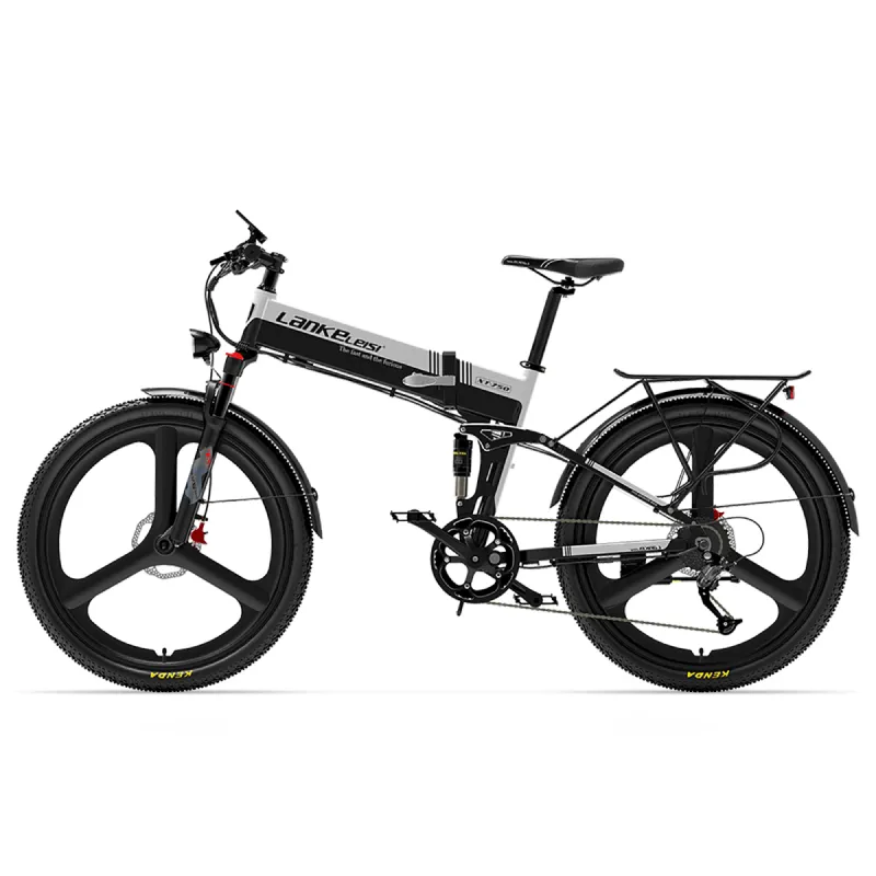 Lankeleisi XT750 Sports bici elettrica White 250W fat bike trekking