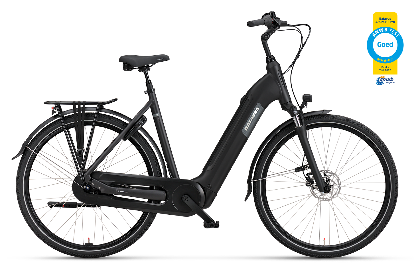 Batavus Altura PT Pro e-bike telaio basso S nero + motore Bosch