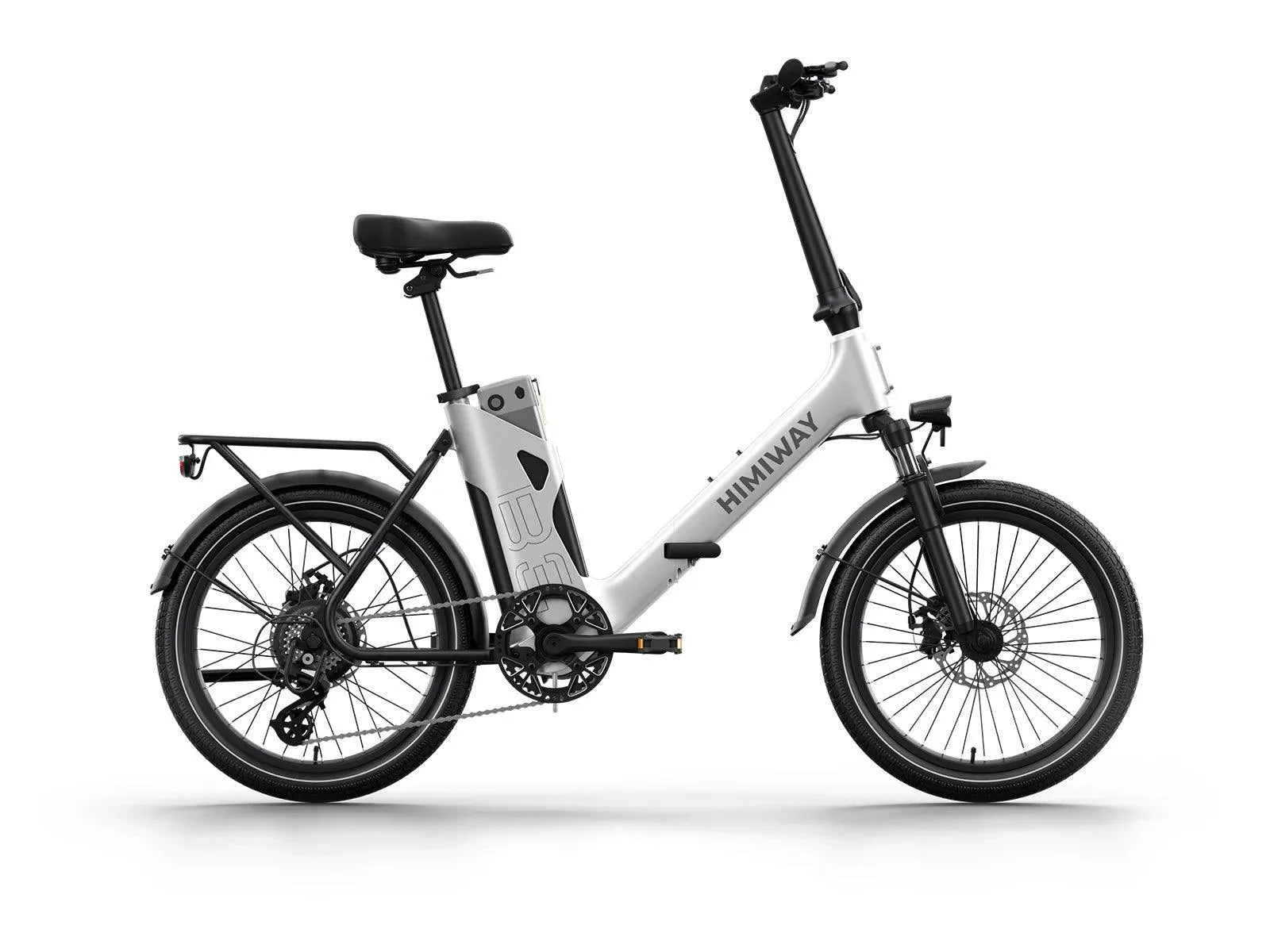 Himiway B3 Bici Elettrica Pieghevole Nera City 70 Miglia