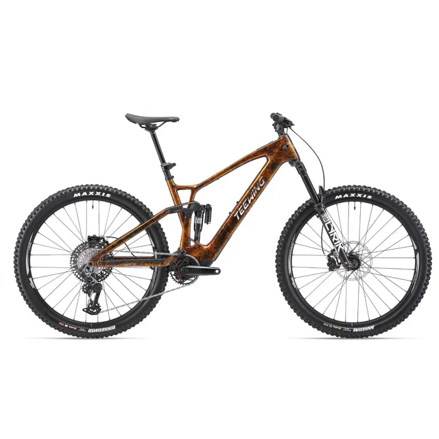 Teewing Turbo Force Pro bici elettrica Impasto Brown carbonio