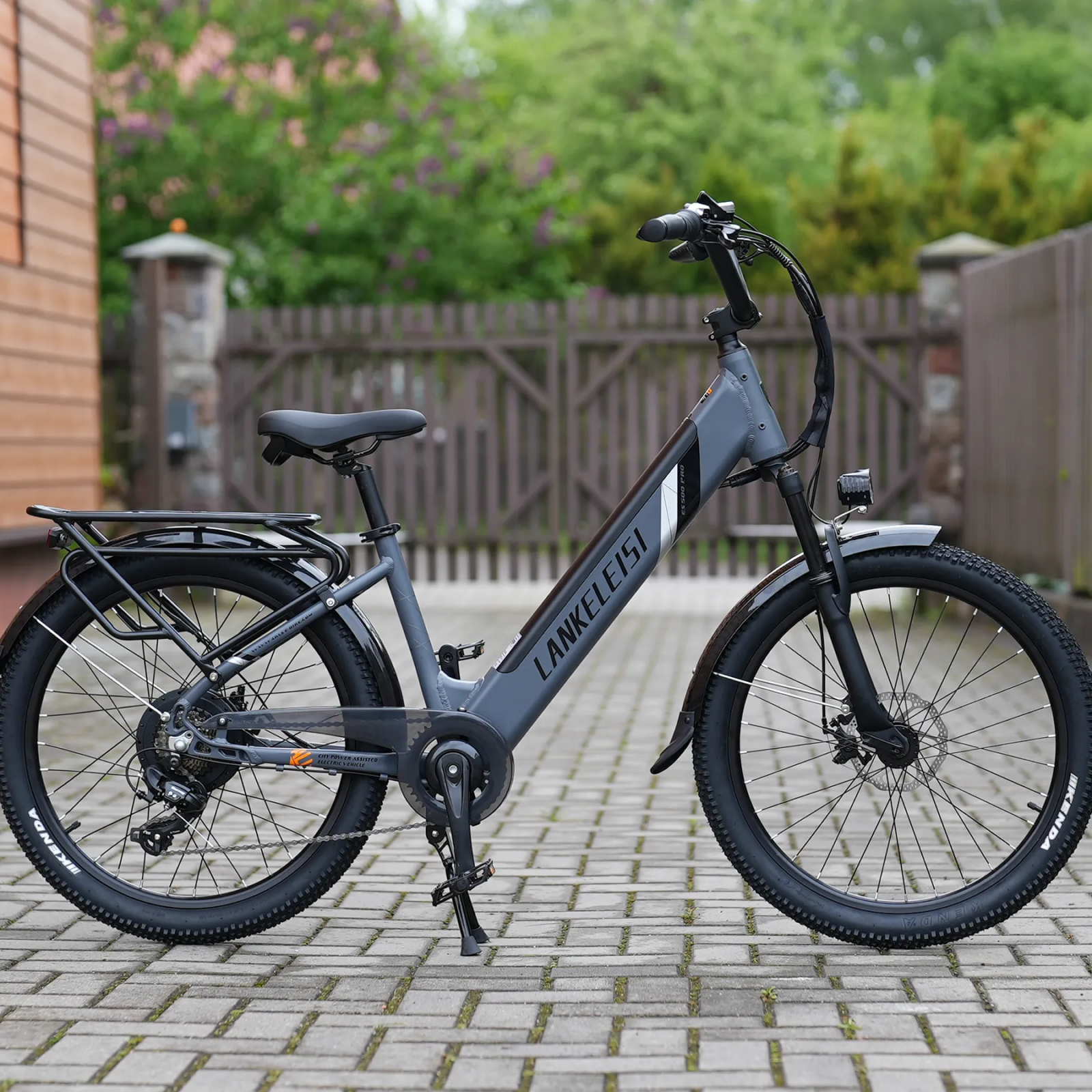 Lankeleisi ES500PRO bici elettrica Red 250W telaio city fat bike