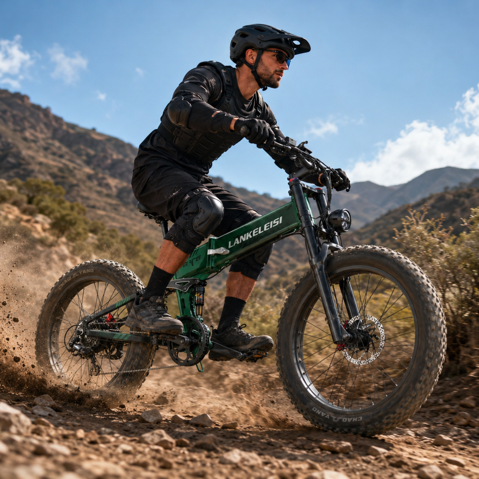 Lankeleisi DUKAWEY BST-6 e-bike 2x1000W verde