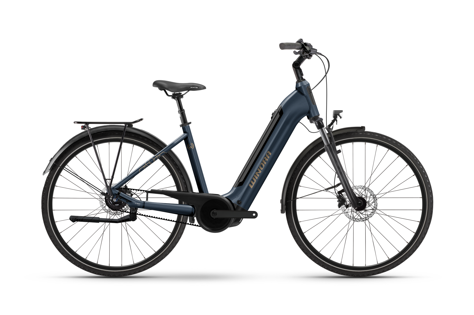 Winora Tria R5f bici elettrica city cavalry ruota libera
