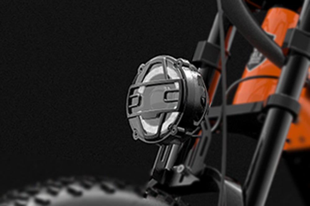 Lankeleisi Faro LED Bici Elettrica Anteriore Telaio