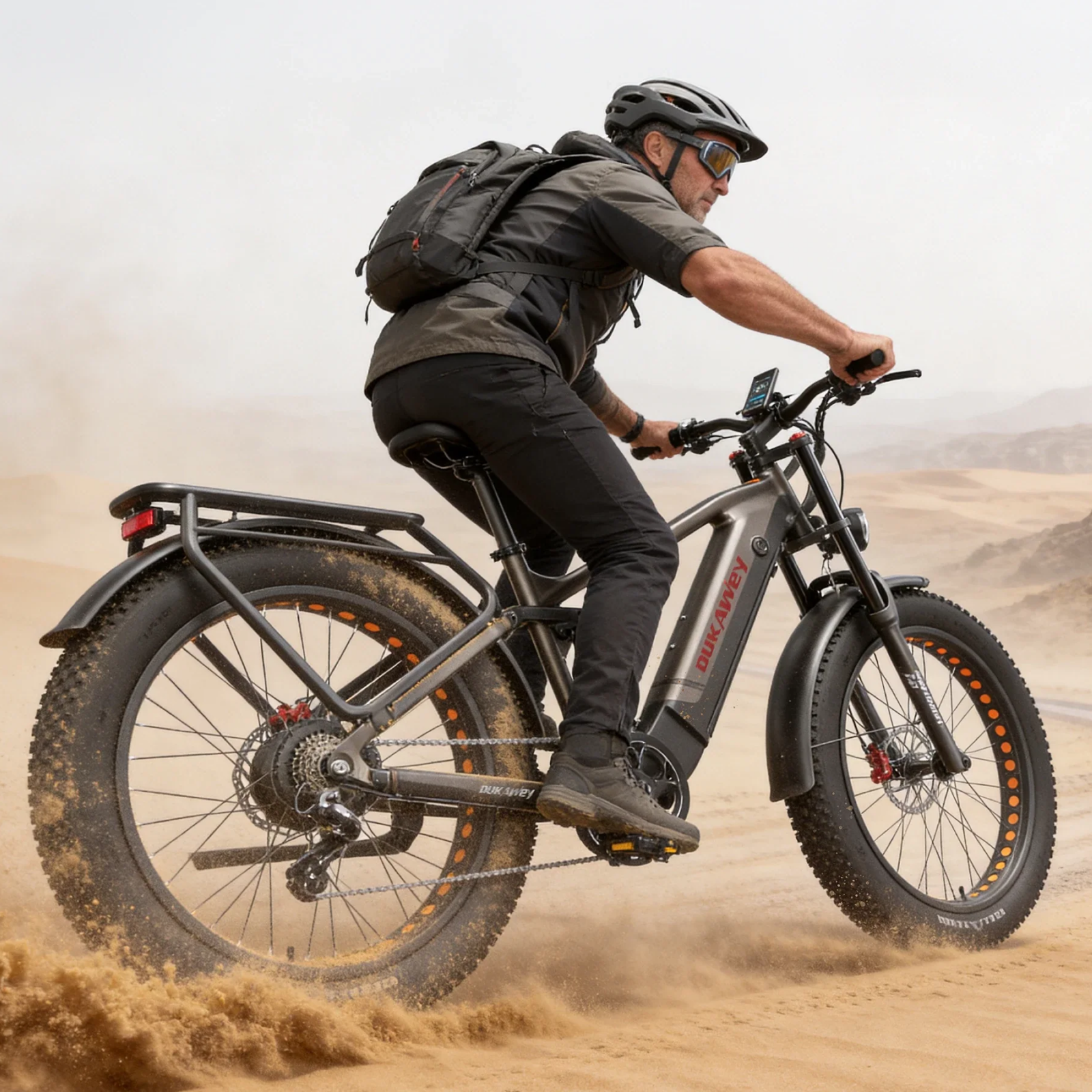 Lankeleisi E-bike Silvertip8 Bici Elettrica 250W Arancione