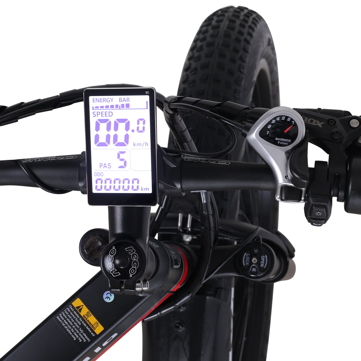 Shengmilo MX01 bici elettrica pieghevole nero rosso 48V