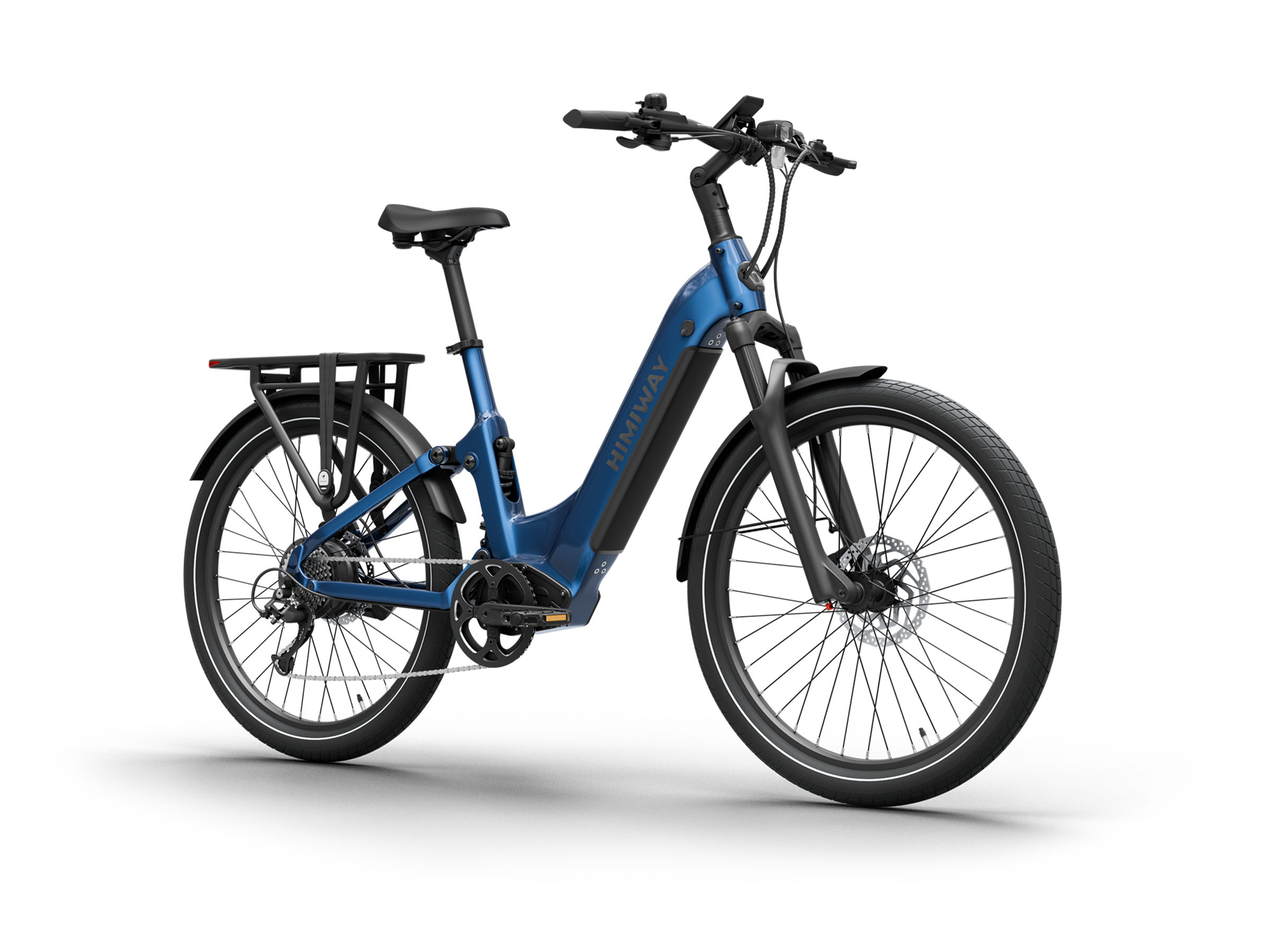 Himiway A7 Commuter Bici Elettrica Full Blu Notte Regular