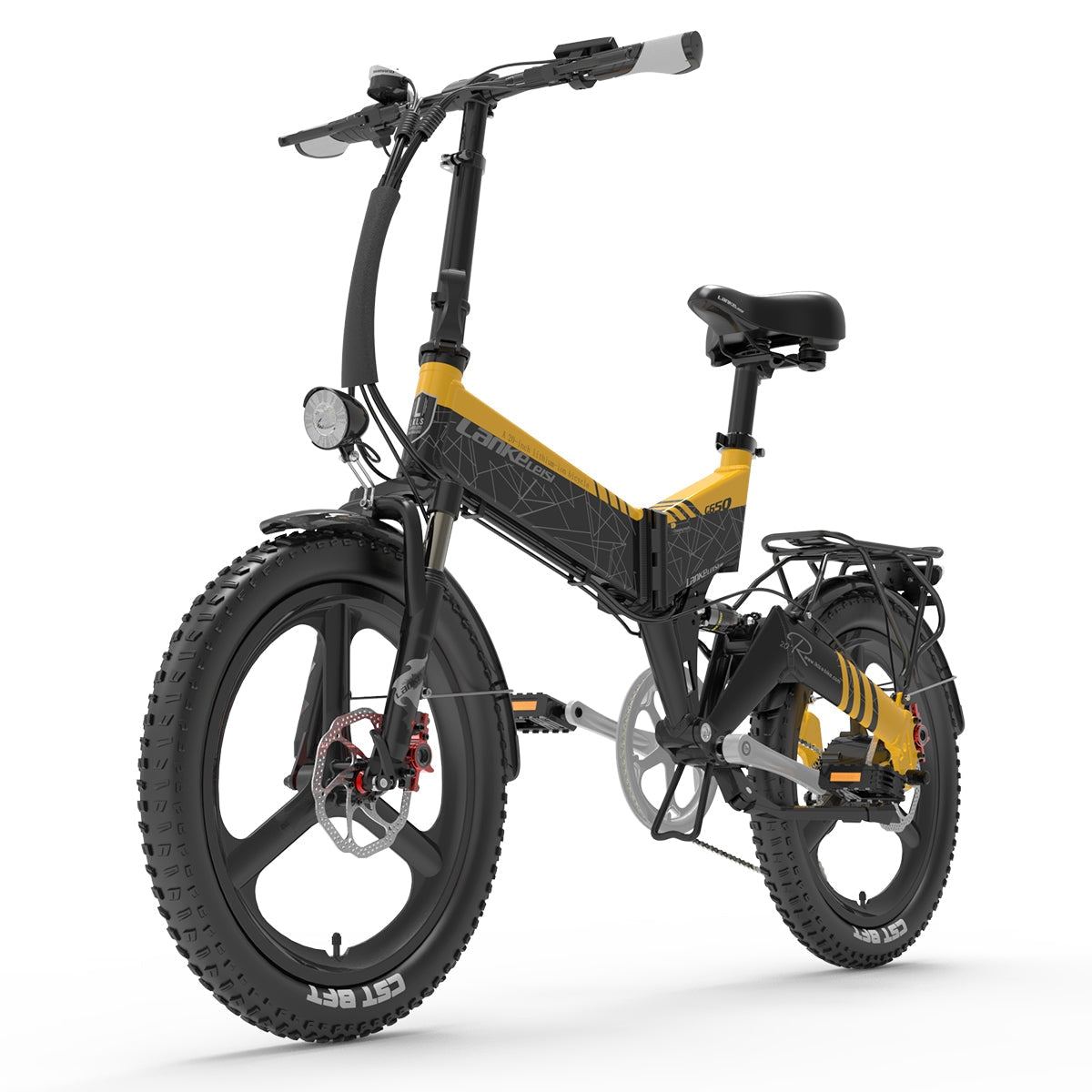 Lankeleisi G650 bici elettrica Red 250W fat bike telaio trekking