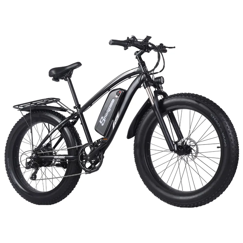 Shengmilo MX02S bici elettrica fat bike nera 48V 17Ah