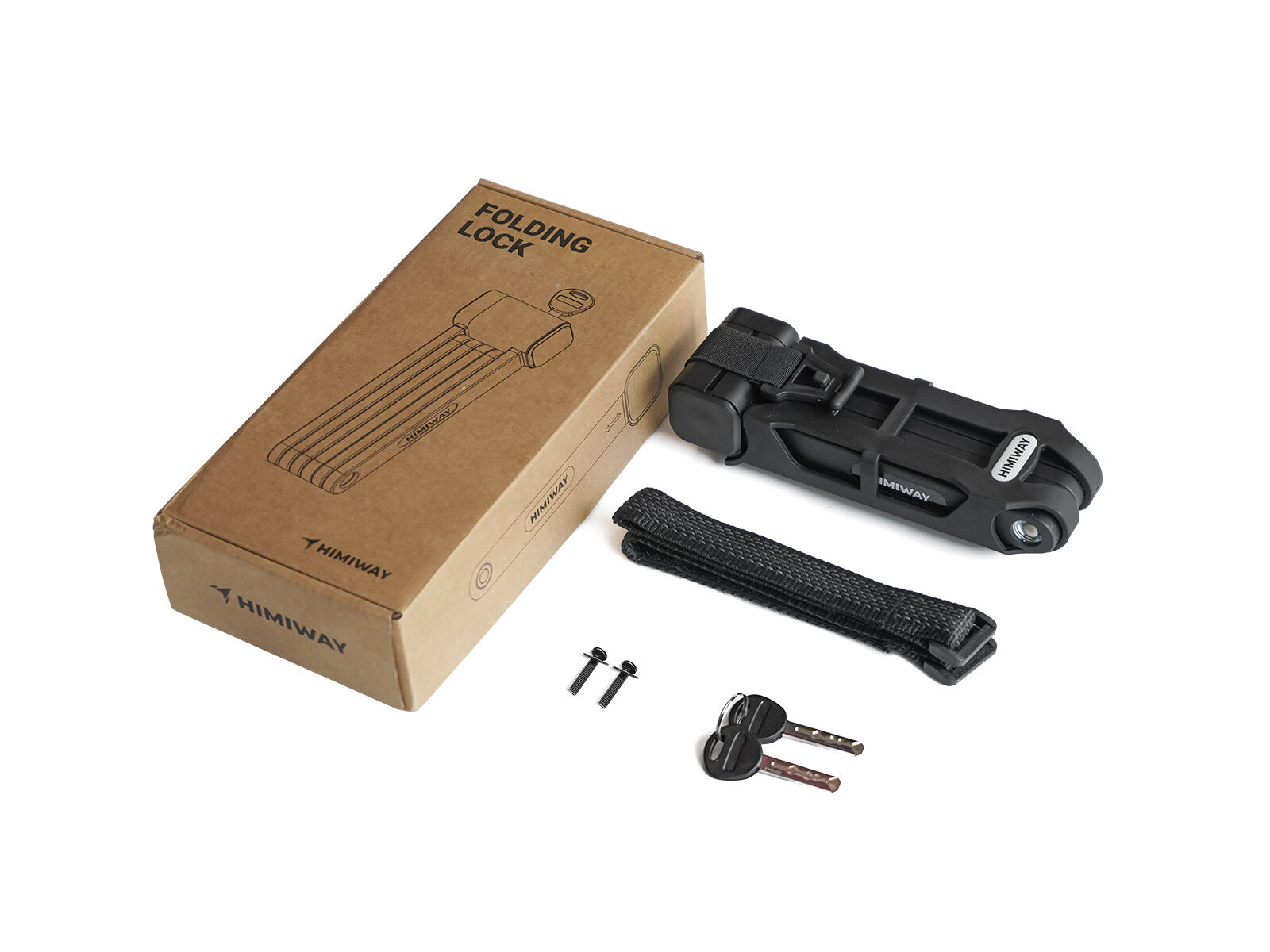 Himiway Safety & Security Foldable Lock lucchetto acciaio 800mm