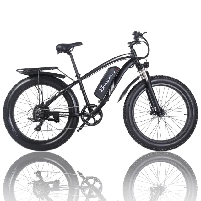 Shengmilo MX02S bici elettrica fat bike nera 48V 17Ah