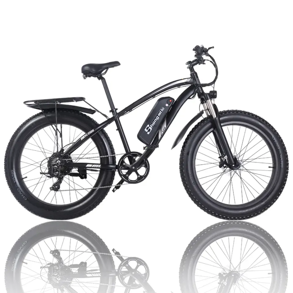 Shengmilo MX02S bici elettrica fat bike nera 48V 17Ah