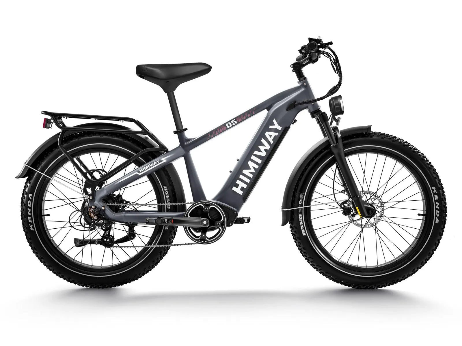 Himiway D Series D5 Zebra bici elettrica fat Verde 750W