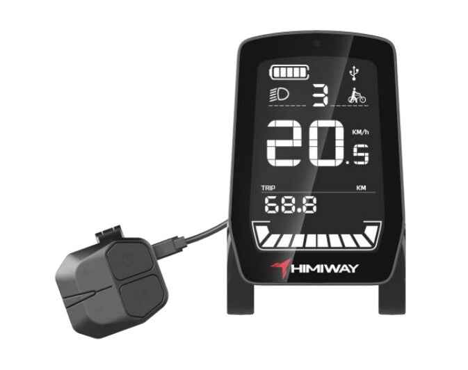 Himiway Display LCD Bici Elettrica per Cruiser D3 Zebra