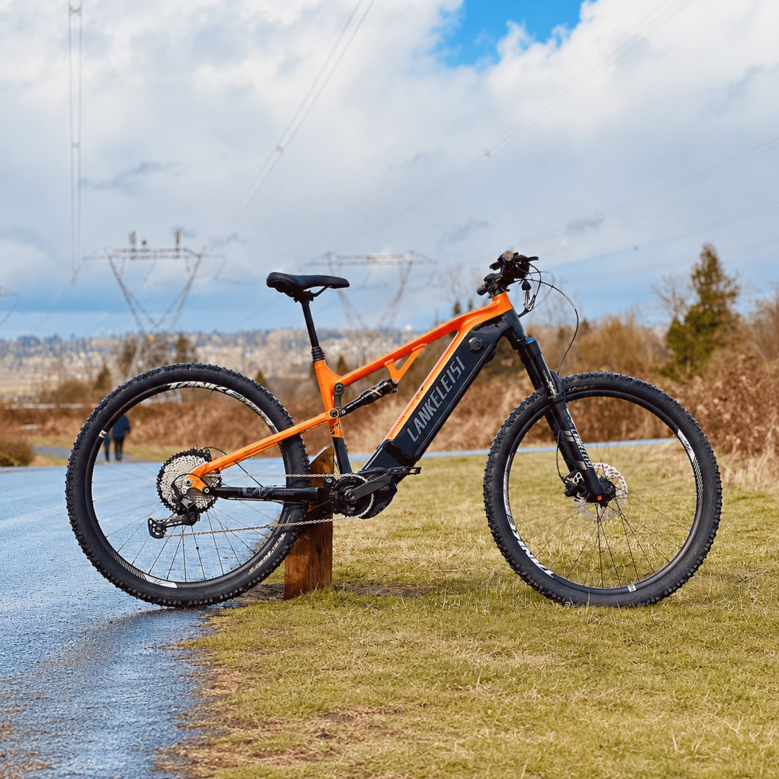 Lankeleisi GT800 e-bike 500W grigia