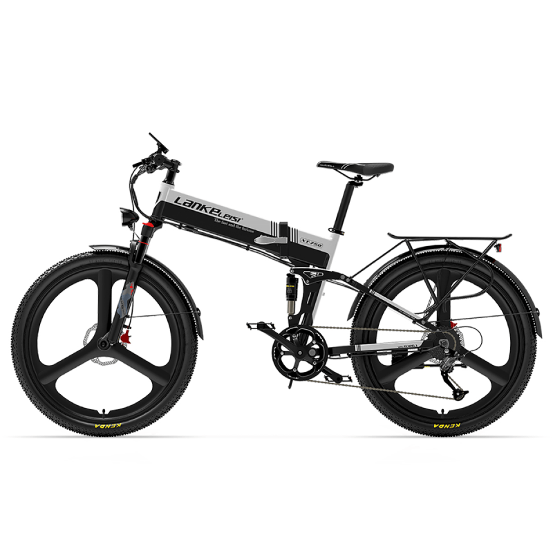 Lankeleisi XT750 Sports bici elettrica White 250W fat bike trekking