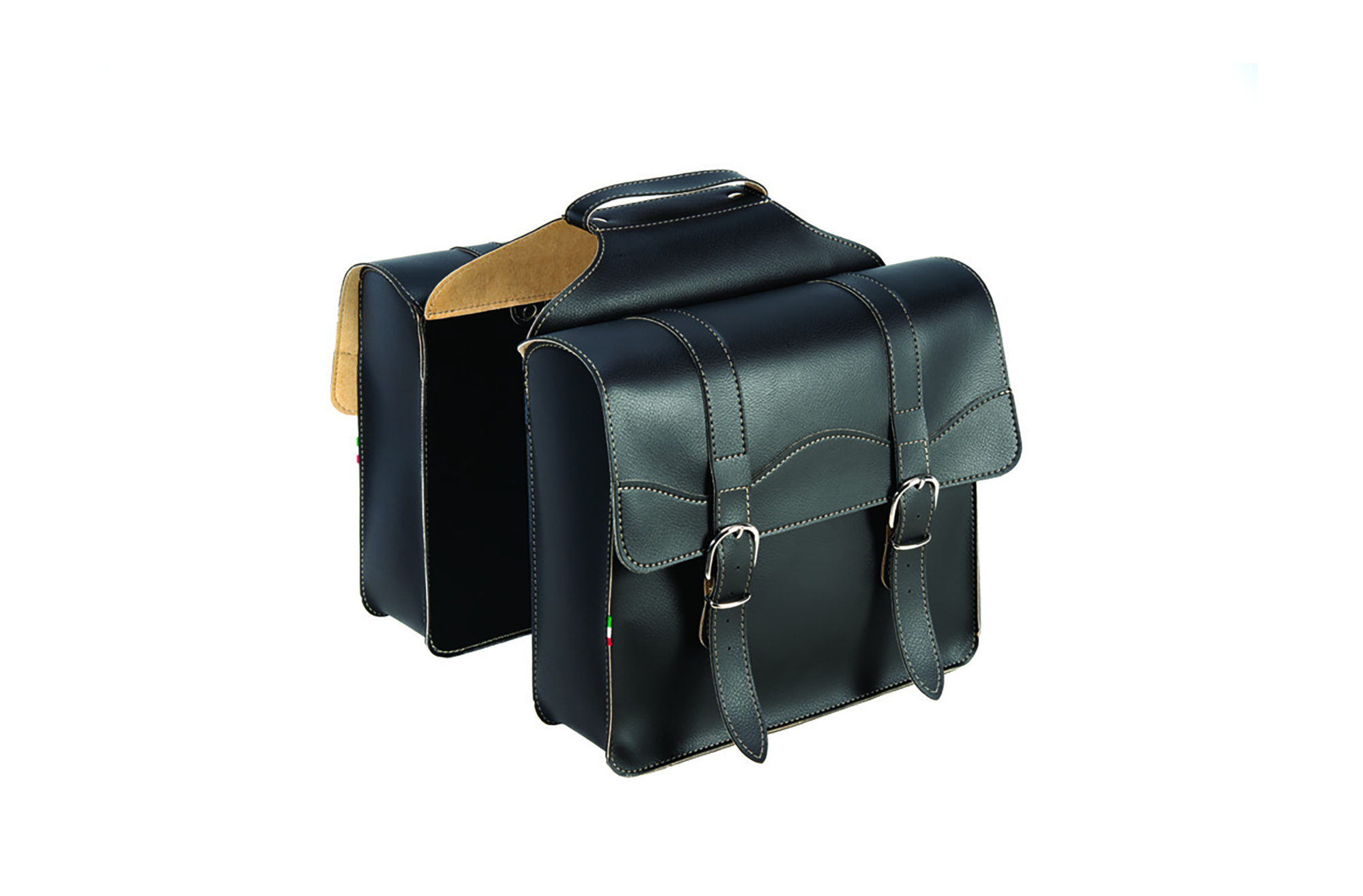 World Dimension Accessori Borsa Eco Cuoio Nera Borsa Bici
