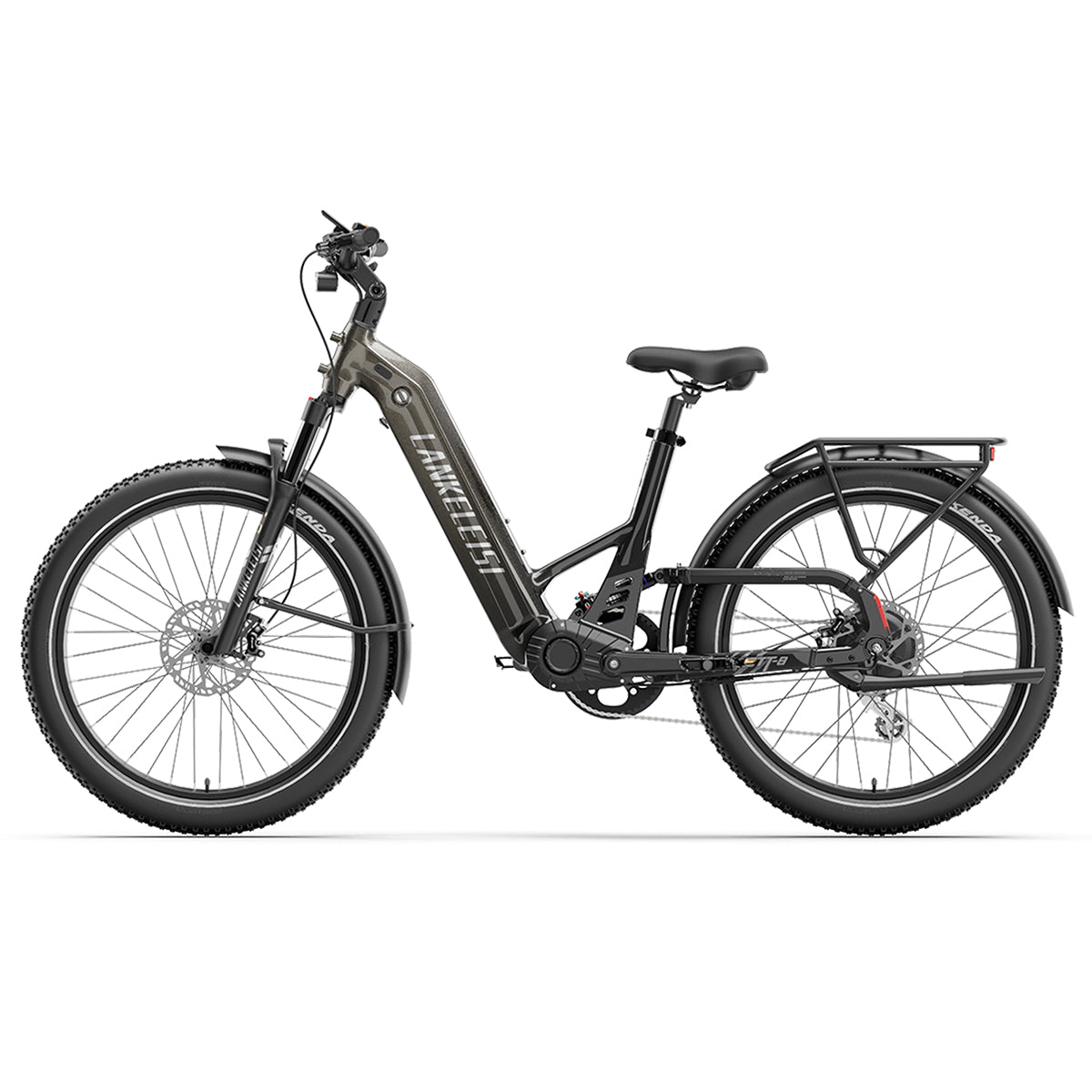Lankeleisi KETT-8 E-bike Grigia Telaio Trekking