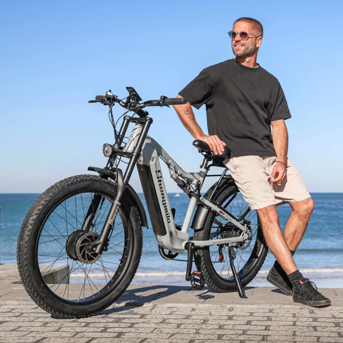 Shengmilo S600 PRO bici elettrica fat bike doppio motore 48V