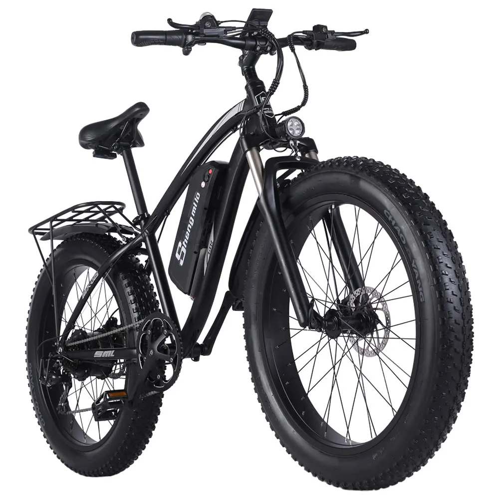 Shengmilo MX02S bici elettrica fat bike nera 48V 17Ah