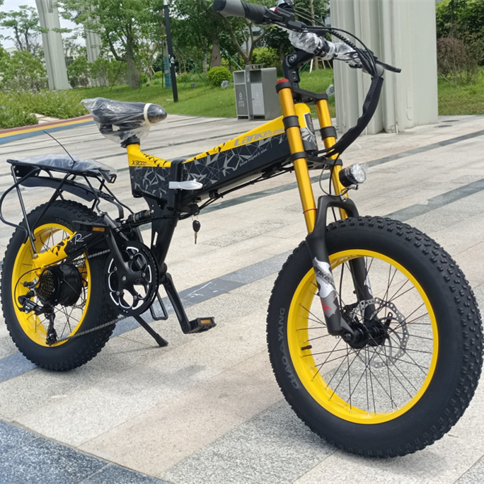 Lankeleisi X3000PLUS-UP E-bike 1000W grigia fat