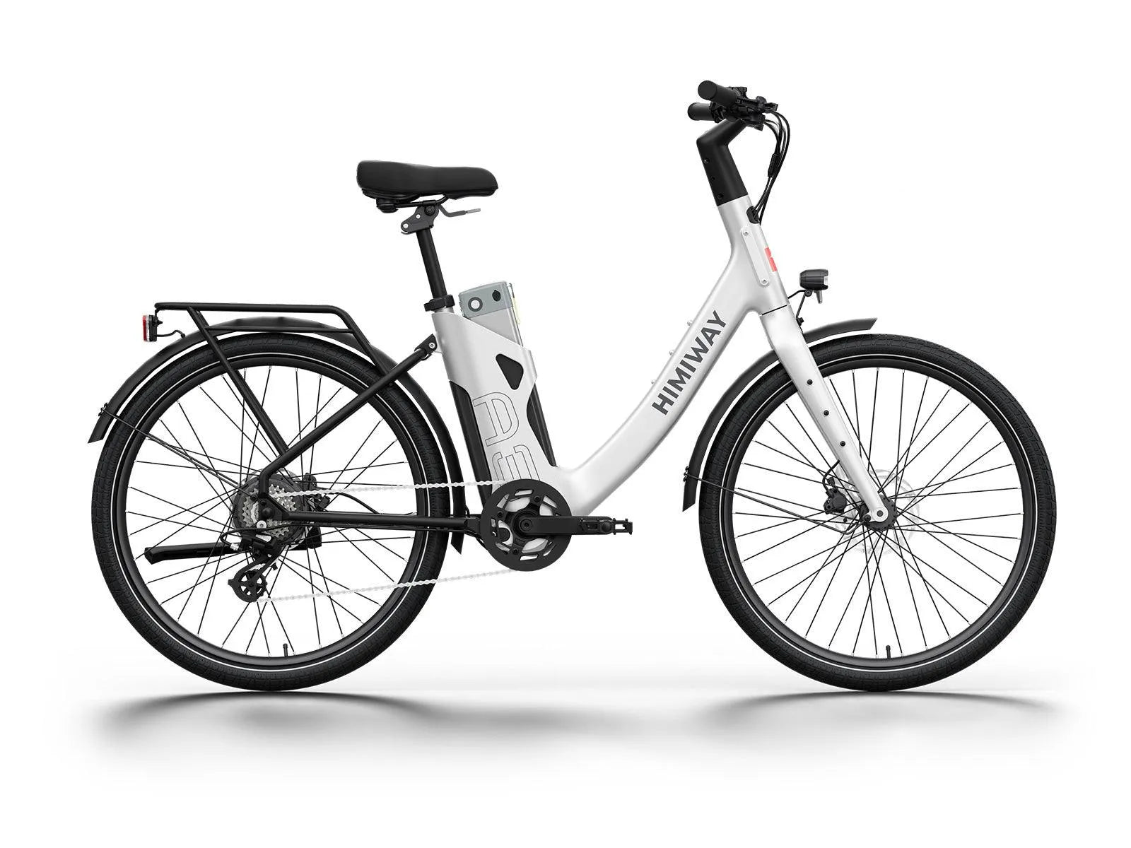 Himiway A3 bici elettrica city bianca 500W autonomia 112 km