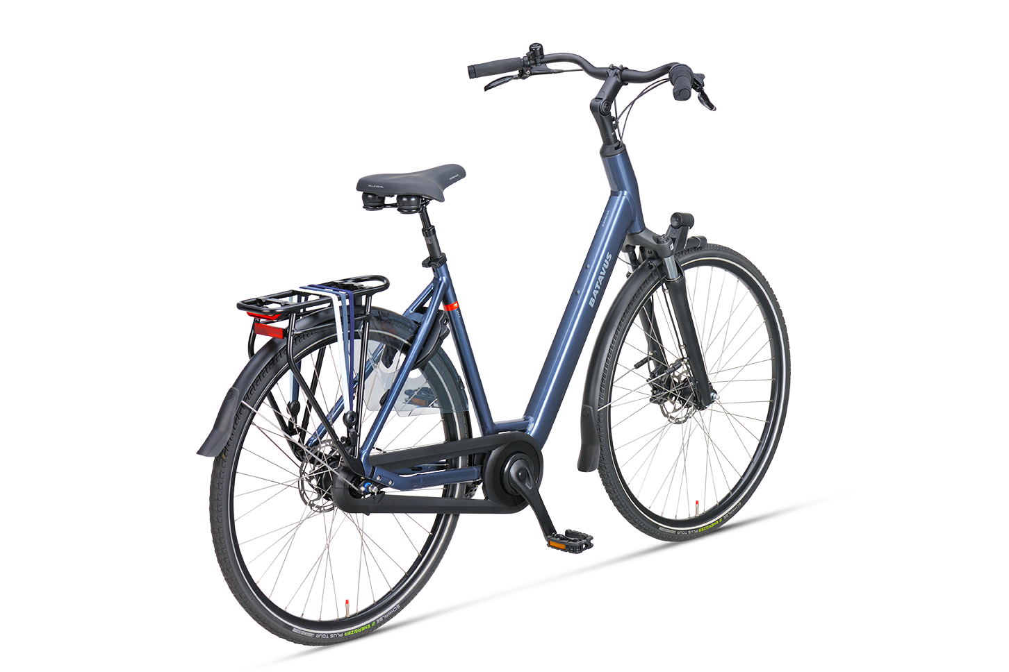 Batavus Senz Comfort bici elettrica blu telaio basso