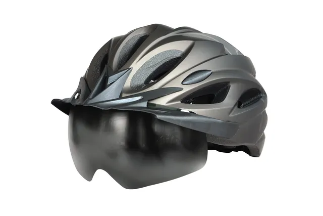 Himiway Casco bici adulto con visiera luce LED 57-61 cm