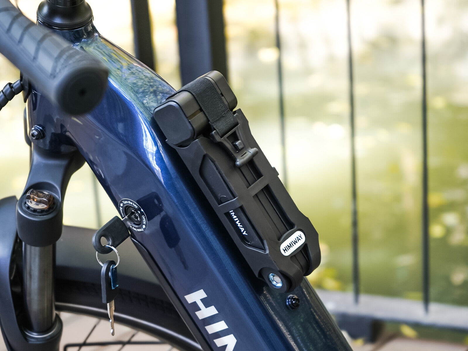 Himiway Safety & Security Foldable Lock lucchetto acciaio 800mm