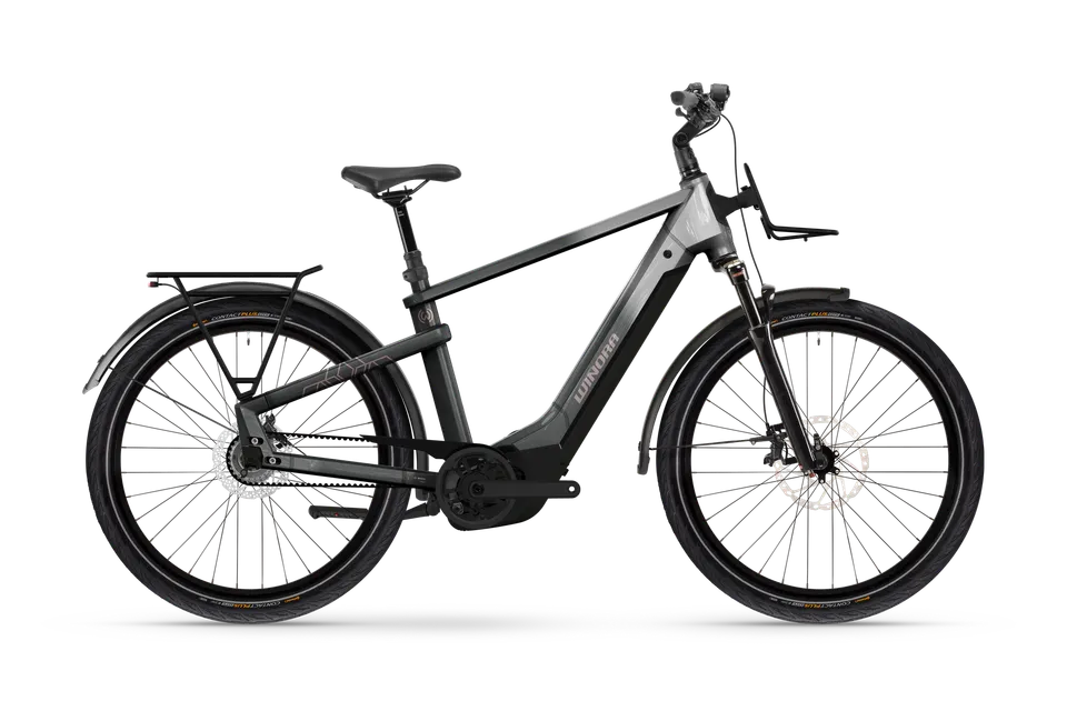 Winora Yakun R5 Pro bici elettrica trekking cinghia