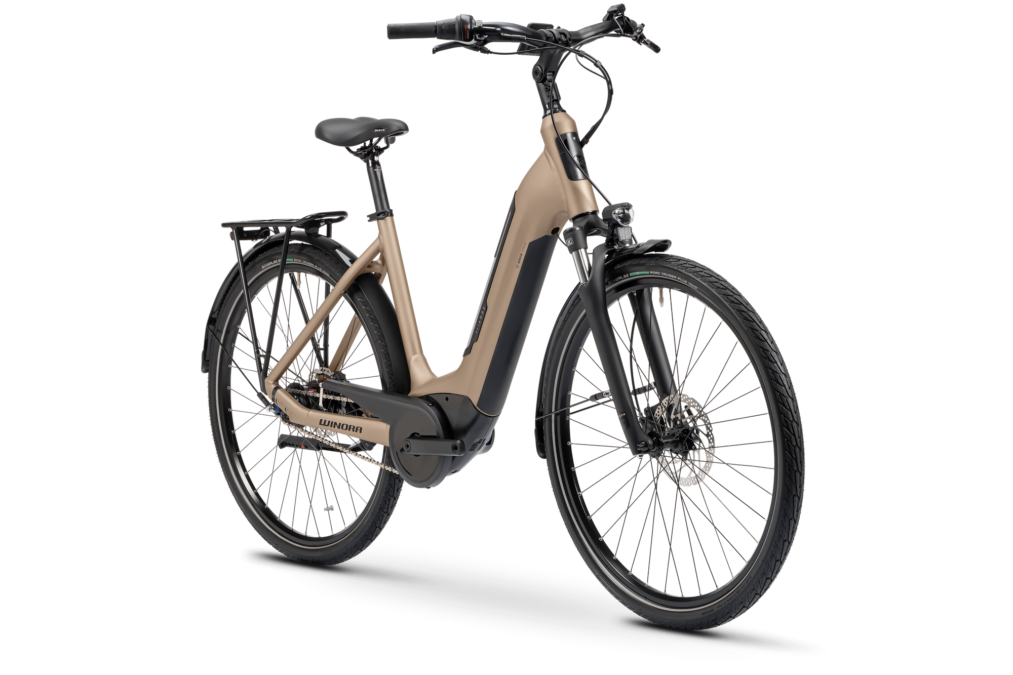 Winora Tria N8 E Low bici elettrica telaio city blu
