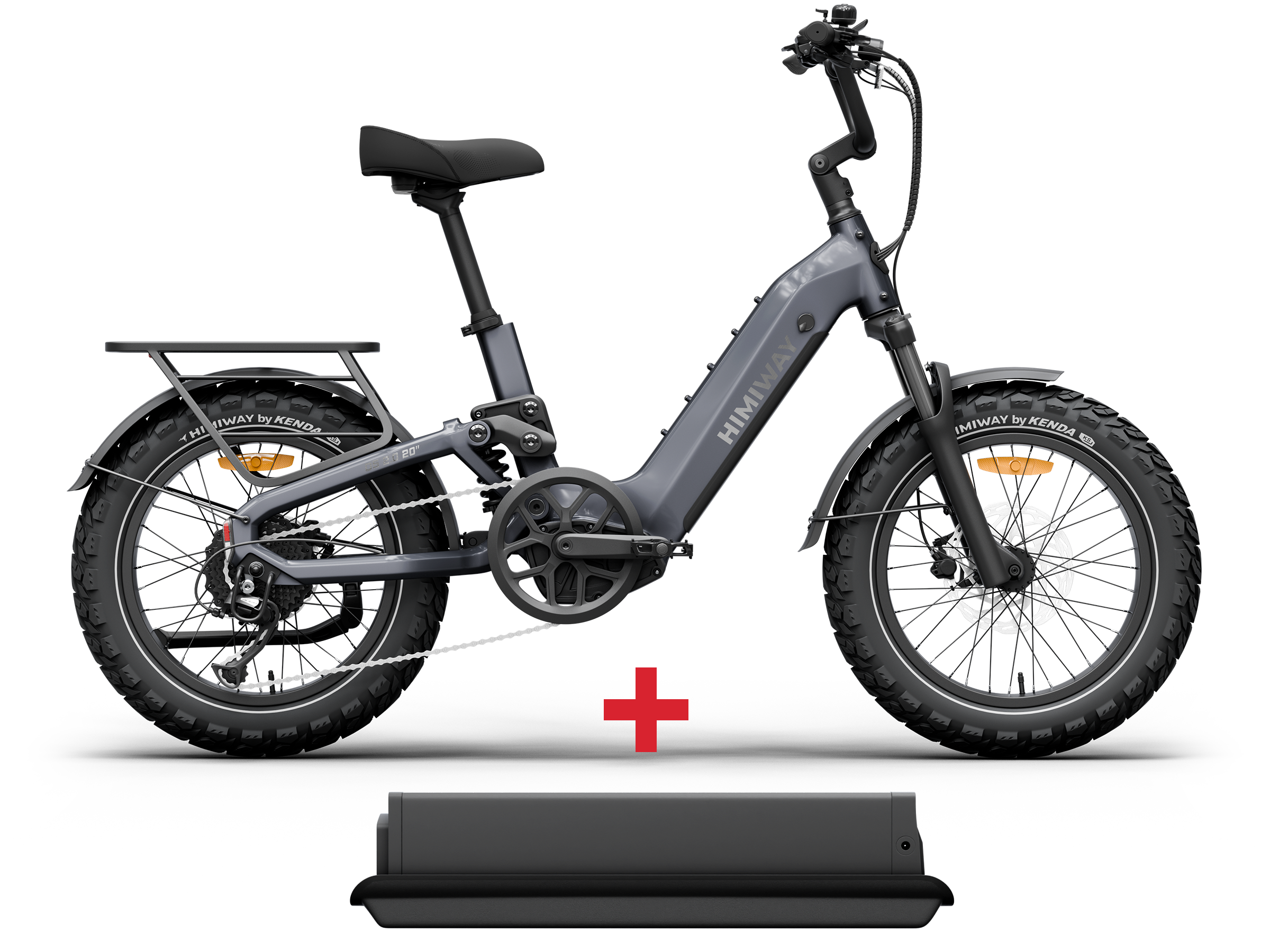Himiway D5 2.0 20 bici elettrica salvia 750W 90Nm