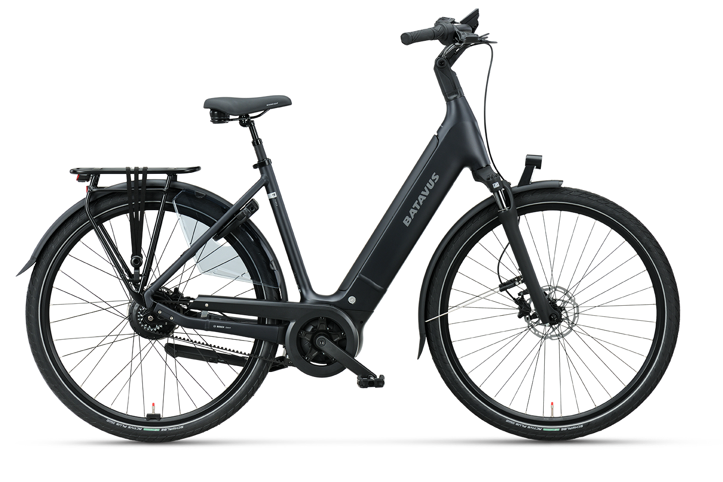 Batavus Finez PT Exclusive bici elettrica city nera opaca M