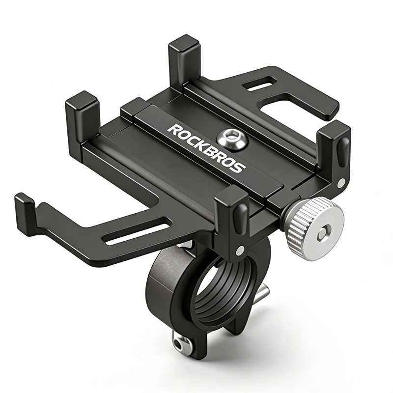 Lankeleisi supporto telefono bici alluminio Nero manubrio 31,8mm