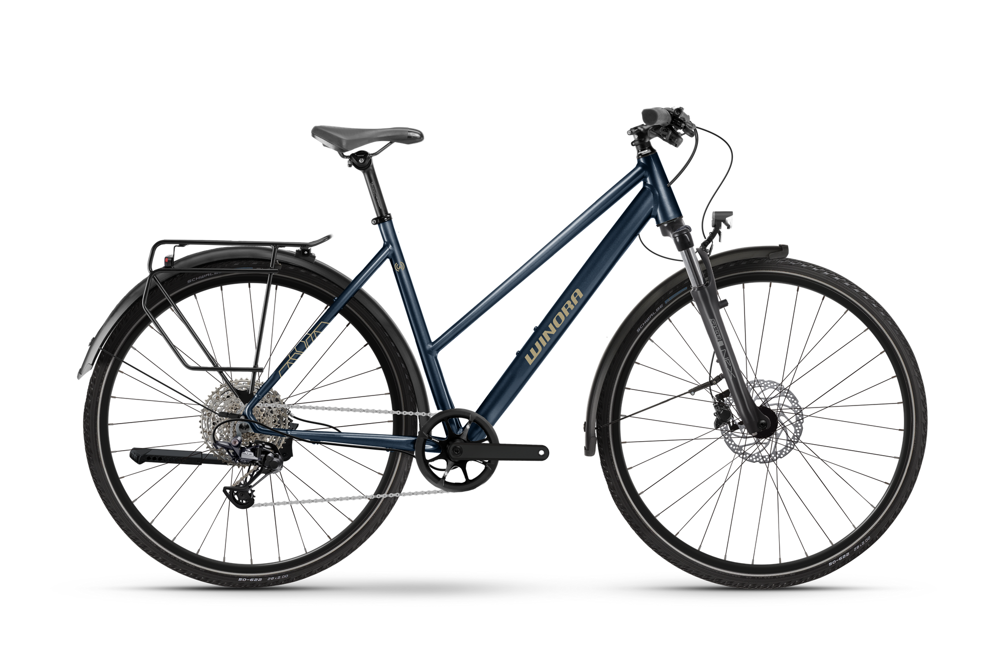 Winora Domingo X12 Pro bici trekking telaio alto 12v