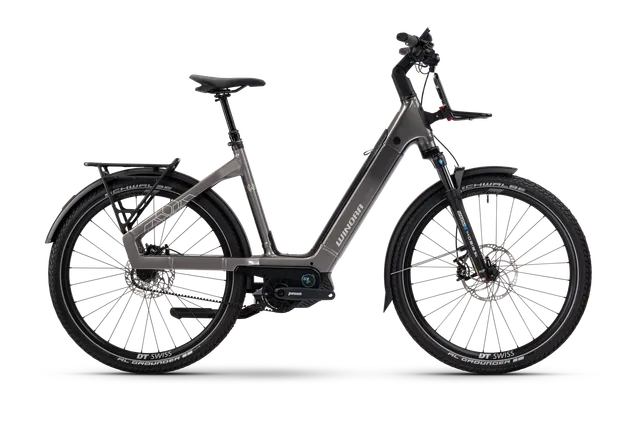 Winora Sinus AS ebike city grigia S cambio automatico