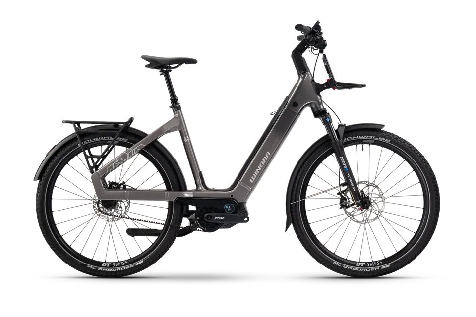 Winora Sinus AS ebike city grigia S cambio automatico