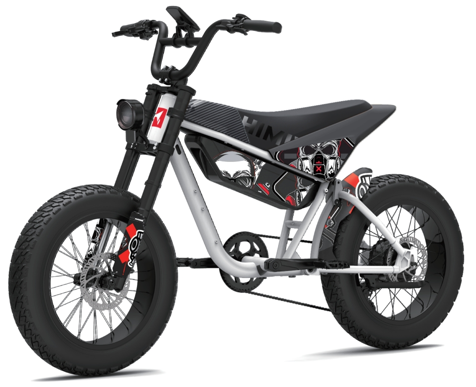 Himiway C5 Adesivo Skull sticker decorativo bici