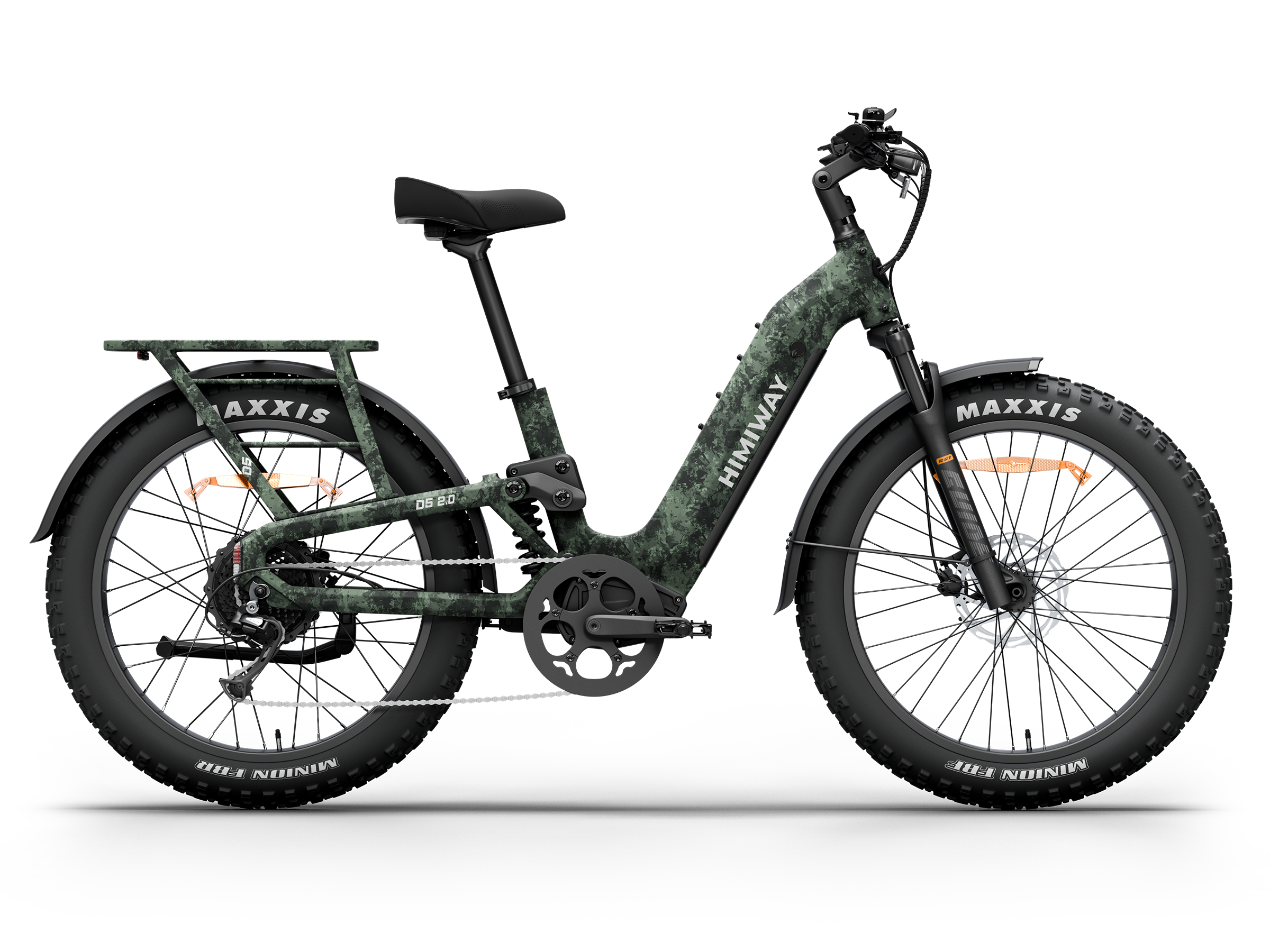 Himiway D5 2.0 Camo bici elettrica fat 15Ah 750W