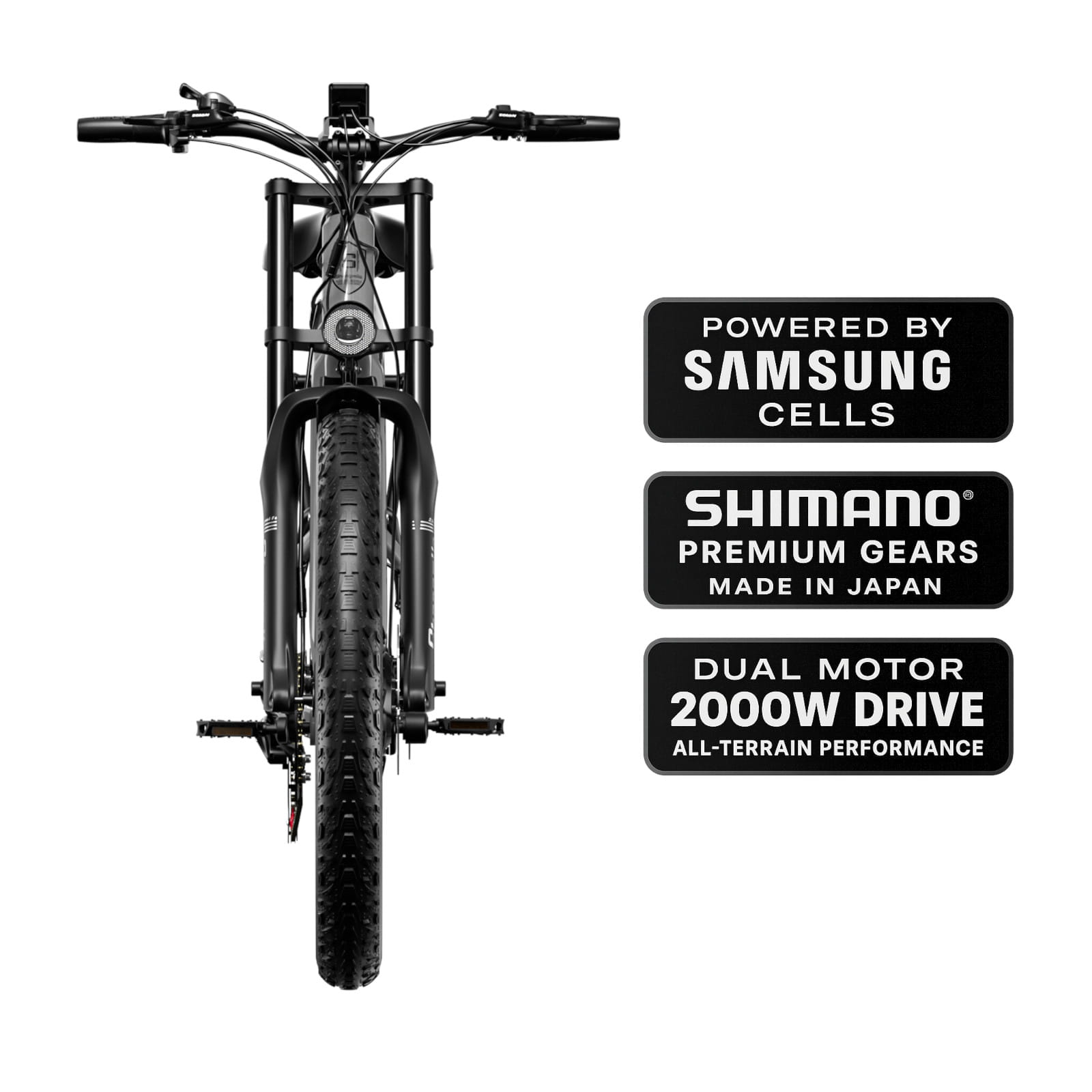 Shengmilo S600 PRO bici elettrica fat bike doppio motore 48V