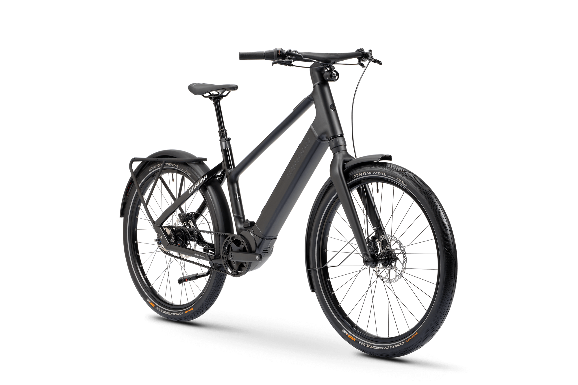 Winora iRide Pure R5f bici elettrica telaio alto nera Bosch SX