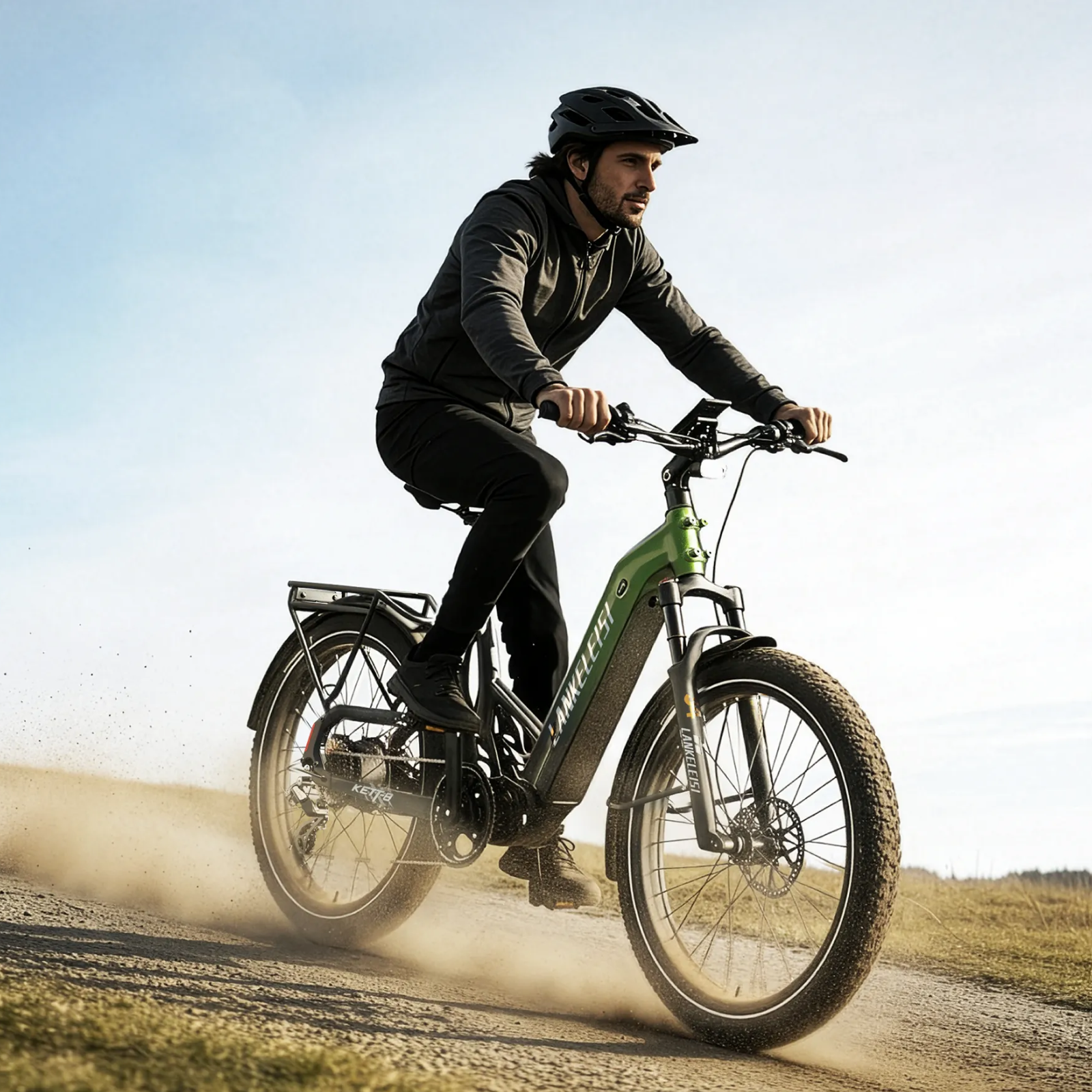 Lankeleisi KETT-8 E-bike Grigia Telaio Trekking