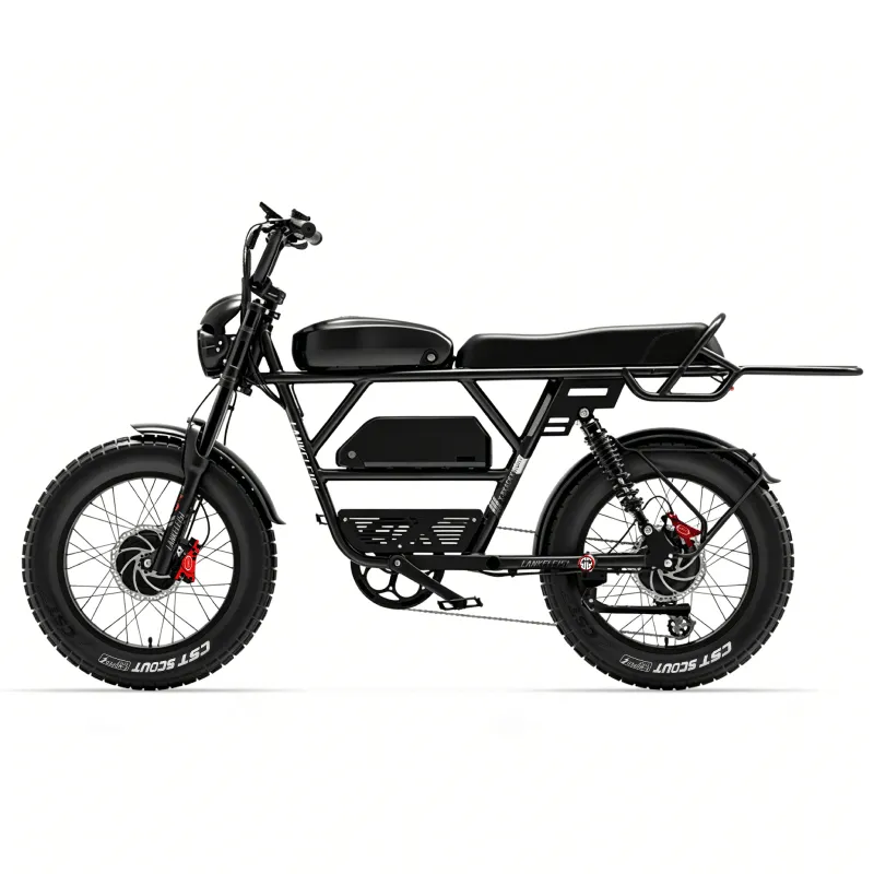 Lankeleisi X-Cavaliere Nero E-bike 2x1000W nera fat