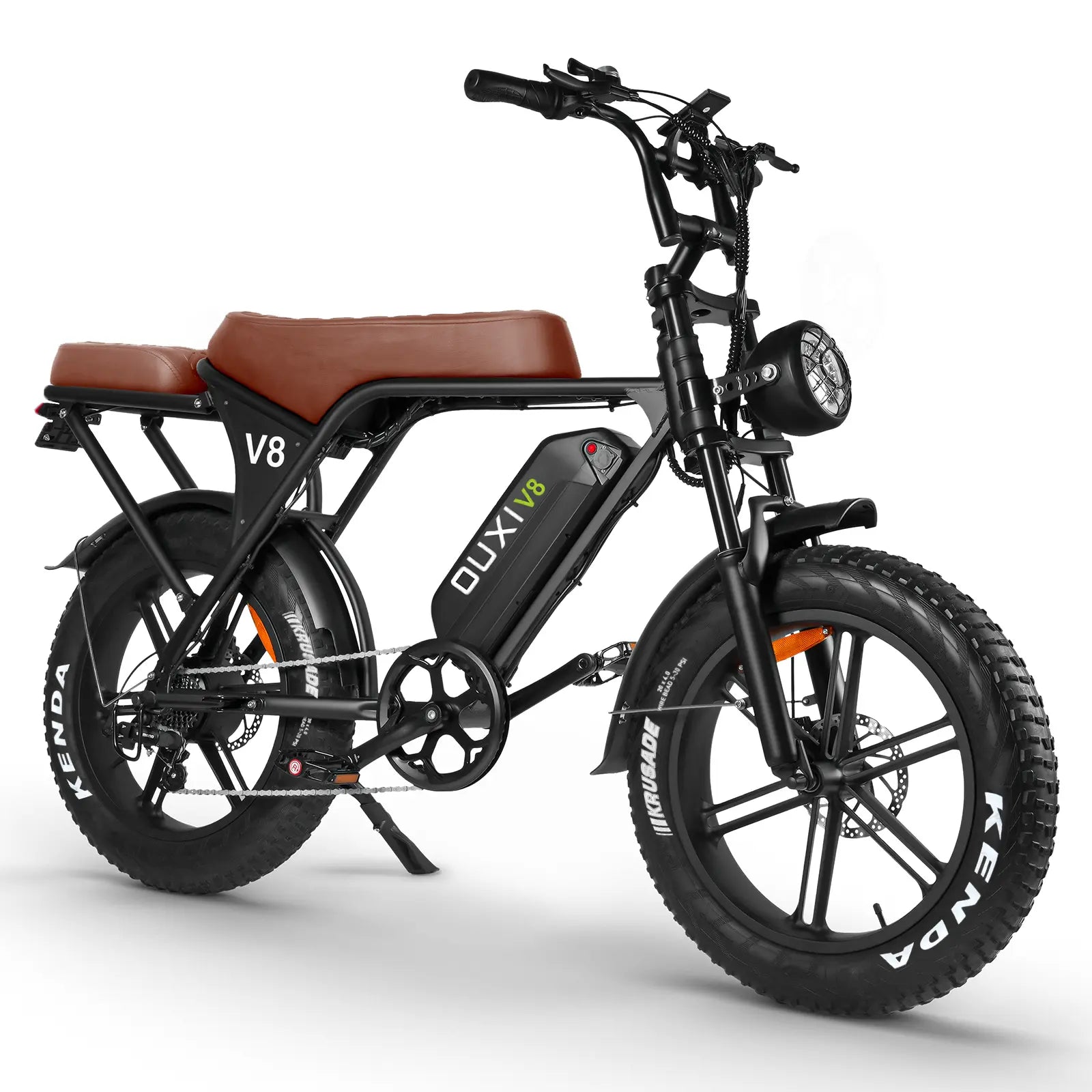 OUXI V8 Fat Bike Elettrica 750W Nera 48V 15Ah