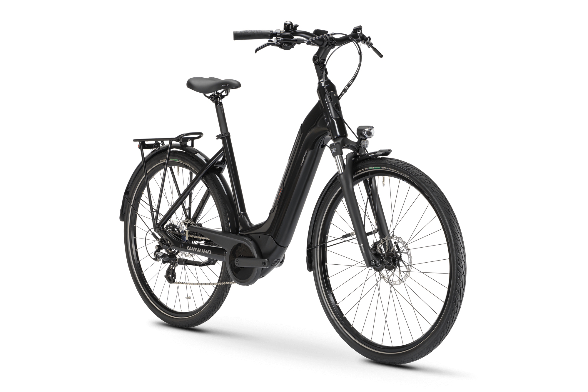 Winora Tria X7 Low bici elettrica telaio city nero 500Wh